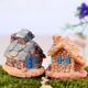 thumbnail image 4 of Micropaisaje de musgo ecológico embotellado decoración elfo Castillo casa de piedra suculenta accesorios de decoración, 4 of 6