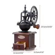 Manual Coffee Grinder Ceramic Core Vintage Style Manual Coffee Bean Grinder Ferris Wheel Design Manual Coffee Grinder