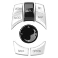 thumbnail image 1 of Kit de botones multimedia para consola central, cubierta de llave de control multimedia para chasis E84 E70 E71 E72 E81 E82 E, electroplateado Jadeshay A, 1 of 8