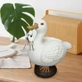 thumbnail image 4 of Desktop Ornament Goose Quacker Key Holder Resin Statue Funny Keychain Figurines Bedroom Hanger Home Décor Housewarming Desktop Accessory, 4 of 8