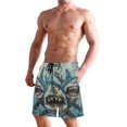 thumbnail image 6 of Ckdifva Anchors Sharks Men's Board Shorts Swim Trunks Drawstring Summer Beach Golf Shorts Quick Dry with Pockets, 6 of 8
