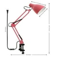 thumbnail image 3 of JONATHAN Y Odile 28.5" Classic Industrial Adjustable Articulated Clamp-On LED Task Lamp, Pink, JYL7125D, 3 of 5