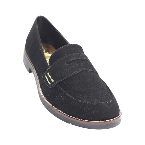 MOCASIN CASUAL LEON MUJER NEGRO BUCK 632 LEON 362buckp