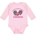 thumbnail image 3 of Inktastic Daddy's Racing Princess Pink Race Car Boys or Girls Long Sleeve Baby Bodysuit, 3 of 5