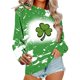 thumbnail image 2 of TaTaai Women Fashion St. Patrick's Day Printed Loose Round Neck Sweatshirt Ladies Long Sleeve Hoodless Casual Top Soft Comfortable for Daily Home Office Streetwear Spring Fall Winter Gift, 2 of 6