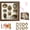1set--brown, variant on DIY Museum Silhouette Box, 2026 Upgrade Shadow Box Frame Display Case with Miniature Museum & Figurines, Personalized Gift for Valentine's Day Anniversary Birthday & Home Decor