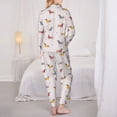 thumbnail image 6 of Goofa Dachshund Dog Puppy Printed Women’s 2 Piece Pajama Set Super,Pajamas Women's Long Sleeve Sleepwear Soft Button Down Loungewear Pjs Lounge Set Nightwear-XX-Large, 6 of 9