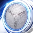 thumbnail image 3 of Afeitadora Eléctrica Cortapelos portátil para barba, tamaño de bolsillo para hombres, viajes, negocios, oficina (plata) Sywqhk Libre de BPA, 3 of 8
