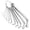 Silver 2, variant on HKJUNFEI 8-Pack Hex Key Set, 45# Steel Rust-Resistant L-Shape Wrenches with Extended Long Arms and Keyring for Perfect for Deep Holes & Tight Spaces