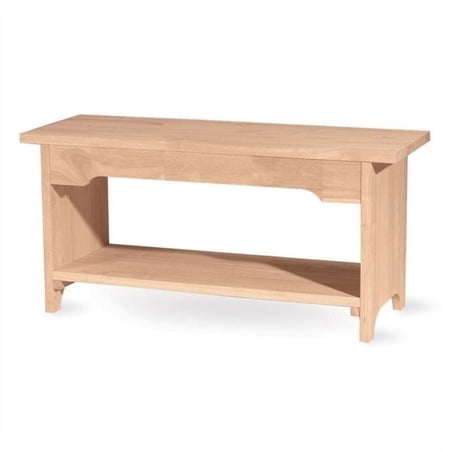 International Concepts Brookstone Trestle Bench