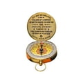 thumbnail image 1 of ZheElen Exquisite Copper Compass For Outdoor Adventure Easy To Read And Delicate Pattern Ride Compass Family for Husband, 1 of 1