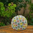 thumbnail image 5 of Solar Powered Flower Ornaments for Homestays Gardens Courtyards Resin Decorations Colored Lights Flowers Dragonflies Butterflies Garden Ornaments, 5 of 7