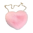 thumbnail image 4 of GUOOL Sac à Main en Forme de Cœur Pochette Mode Confortable pour Voyage Extérieur Bureau Rose Pâle, 4 of 9