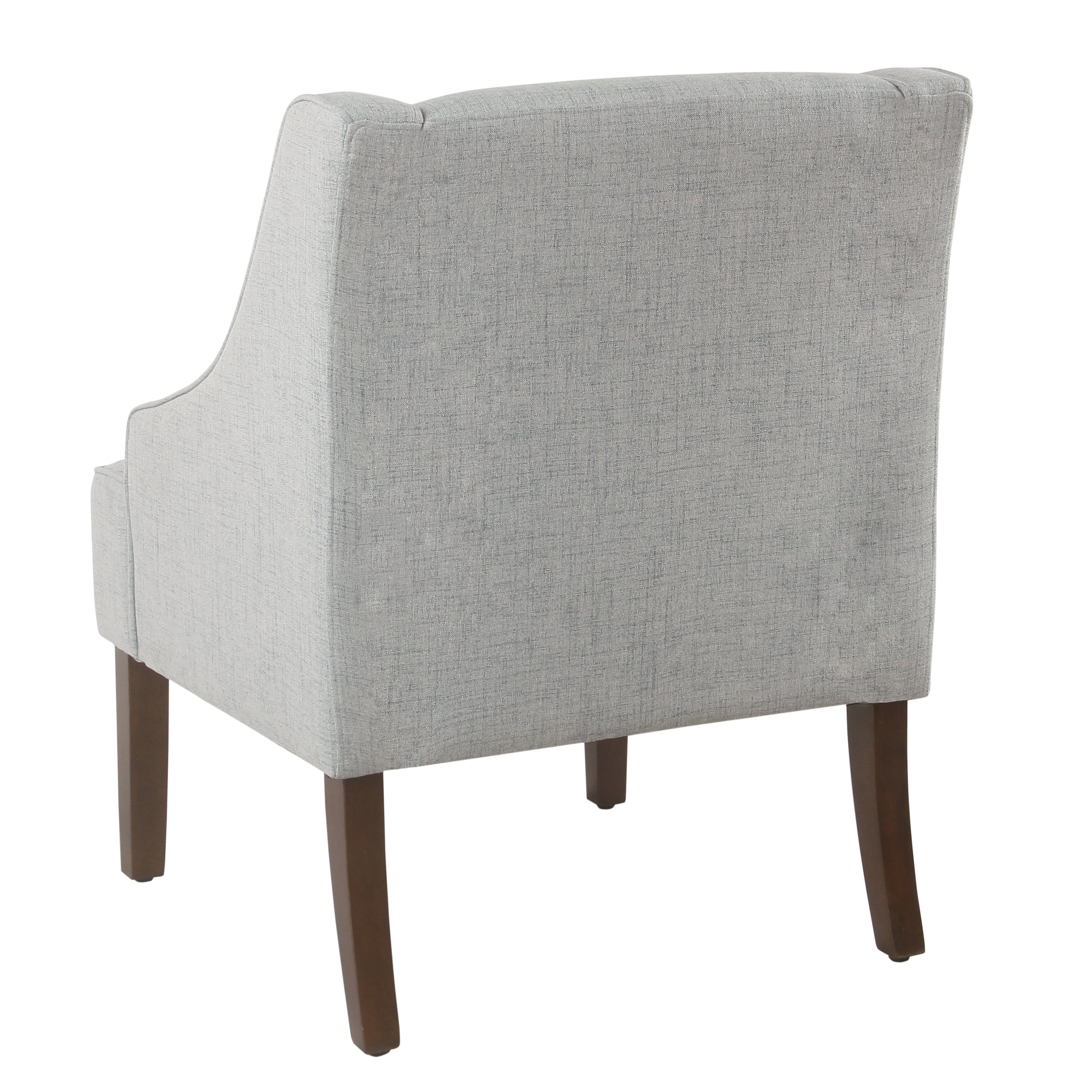 HomePop Modern Swoop Arm Accent Chair