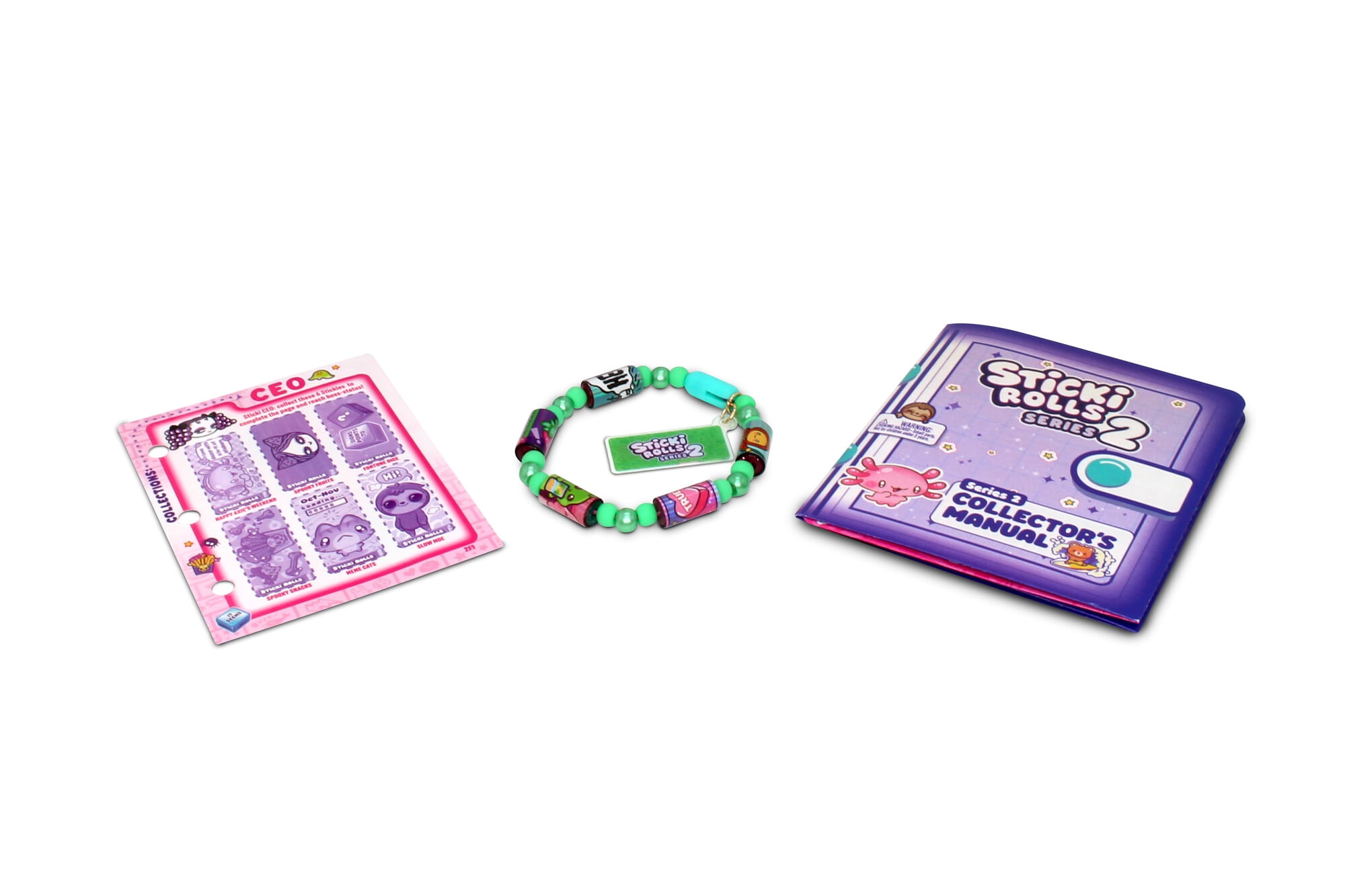 Sticki Rolls, bracelets autocollants - Capsule-surprise Série 2
