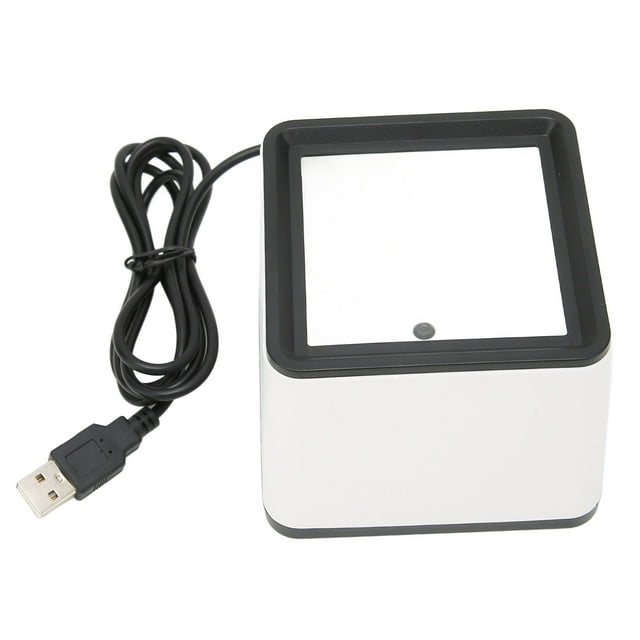 Barcode Scanner, Voice Broadcast High Accuracy Portable Scanner Hands Free Desktop Fast Scanning For Mobile Phone For Computer