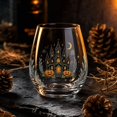 thumbnail image 2 of 2D Halloween Glass Cups, Cute Coffee Glass Cups, Glassware Drinking Glasses, Stemless Drinking Glass with Spooky Designs, Clear Cups for Cocktails, Juices & Iced Coffee (C), 2 of 6