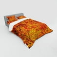 thumbnail image 3 of Ambesonne Orange Bedding Set 3 Pcs, Vintage Mosaic Grunge, Twin, Orange Mustard, 3 of 3