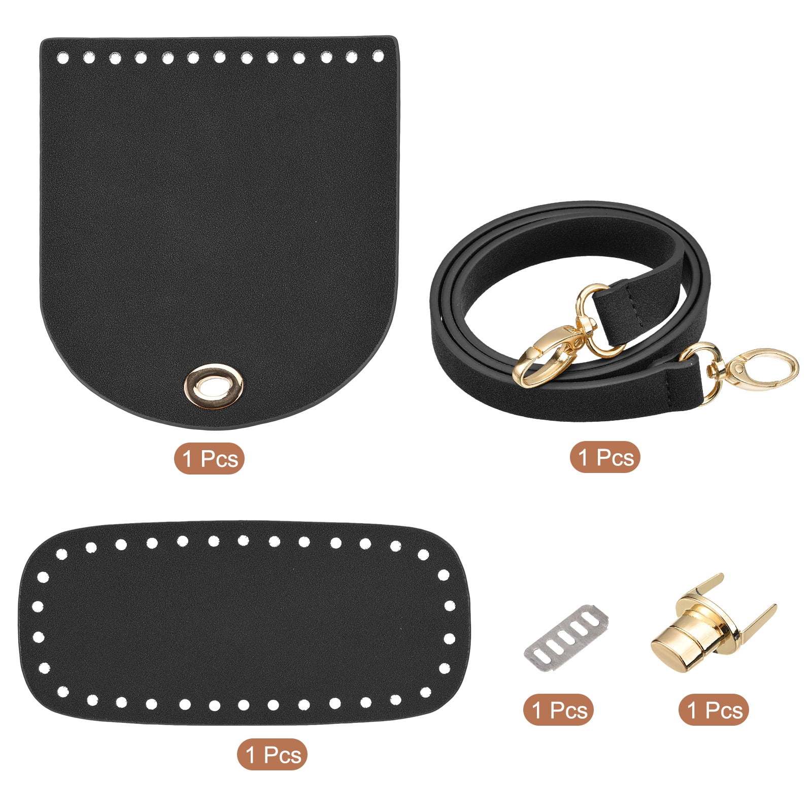 Unique Bargains Leather Bag Backpack Making Kit Purse Making Kit Bag Bottom 1