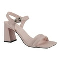 thumbnail image 4 of 【KYLE-3】Women’s Ankle Strap Square Toe Chunky Heels Sandals High Heeled Sandals Footwear Shoe Girl Walking Shoes Summer Comfort Dance Weight Pu Walking, 4 of 5