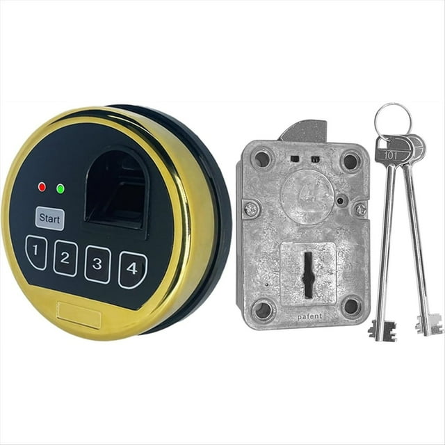 Caja Fuerte de Repuesto con Cerradura Biométrica y Teclado Electrónico EMP, con Cerradura de Pestillo Oscilante Izquierdo.