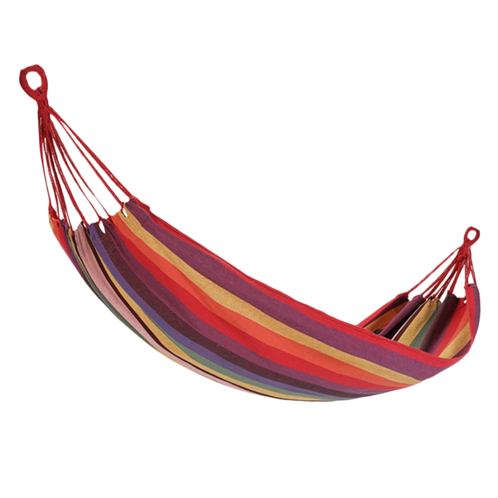 FUTUREORYY Portable Outdoor Hammock Canvas 1Pack 110x39x0.4In