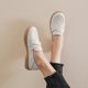 thumbnail image 4 of Zapatos planos cómodos de piel de vaca auténtica de alta calidad para mujer, mocasines sin cordones, estilo coreano, primavera y verano 2022, 4 of 5
