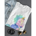 thumbnail image 3 of Colorful Unicorn With Shirt T-Shirt Women -Image by Shutterstock, Female Large, 3 of 4