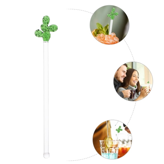 HEMOTON Cocktail Stirrers Handle Swizzle Stick Fashionable