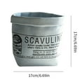 thumbnail image 4 of Cloth Plant Pot,Succulent Plant Pot,Action Spearkers Louder Than Works,Where There is Life,There is Hope, 4 of 6