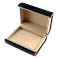 thumbnail image 6 of 8x7x4cm Velvet Tie Bar links Storage Box Mens Gift Case Black- links Tie Clips Set, 6 of 7