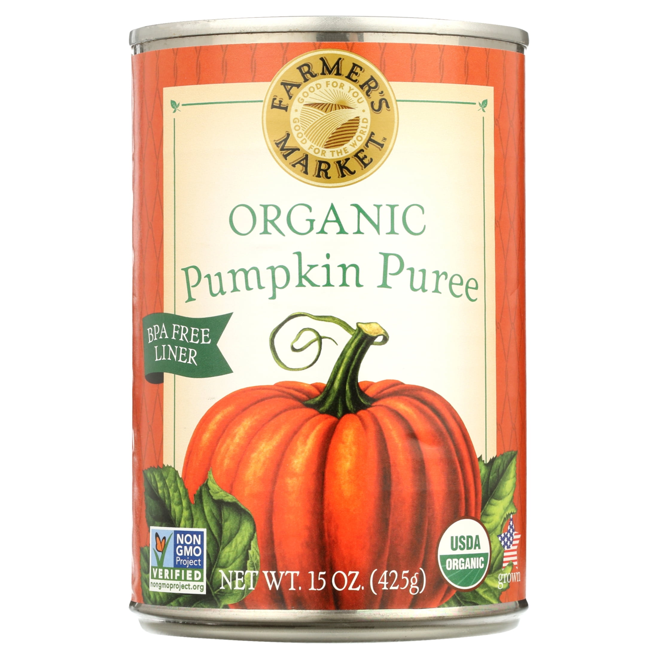 (3 pack) Farmers Market Foods Farmers Market  Pumpkin, 15 oz