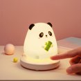 thumbnail image 4 of Lindo Panda Luz Nocturna USB Recargable Temporizador Silicona Pat Lámpara (Bamboo Panda), 4 of 9