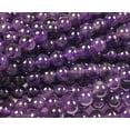 thumbnail image 4 of 7.8mm High Quality Amethyst Smooth Round Beads Genuine Gemstone Natural Jewelry Making, 4 of 4