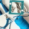 thumbnail image 5 of KAKOWELY tassel making frame Tassel Making Frame Weaving Plastic Frame Handmade Tassel Machine Tassel Weaving Frame Novelty Knitting Frame Tassel Frame Weaving Tassel Loom, 5 of 5
