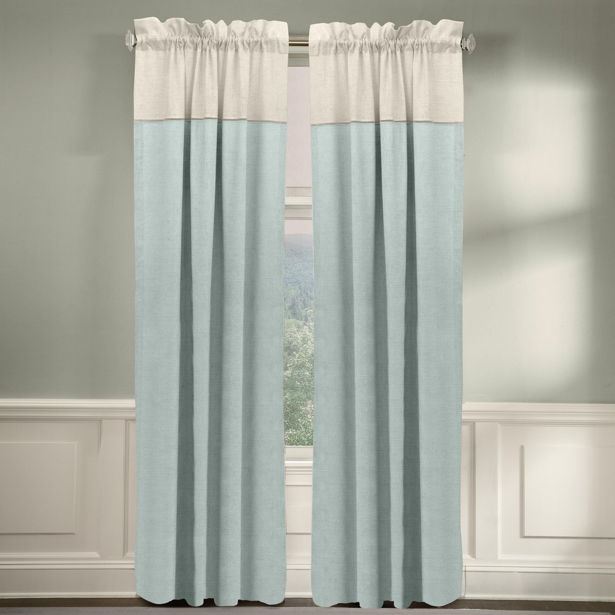Veratex Central Park Grommet Panel-54X63 Unlined-Pearl 54 by 63, 
