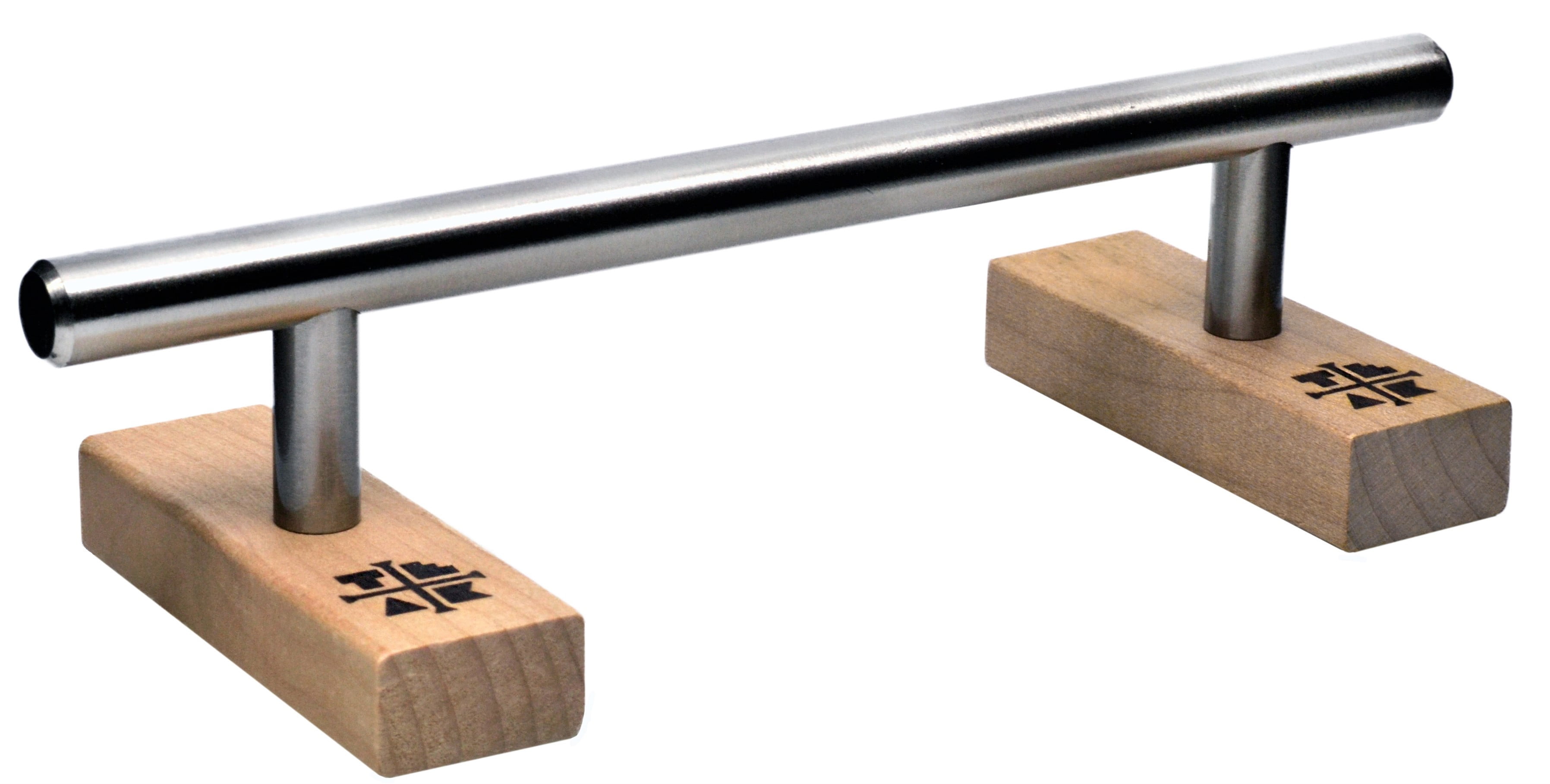 Round Fingerboard Rail Mini Edition Silver Colorway 7.25" Long, 1