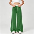 thumbnail image 2 of Sweat Pants for Girls 10-12 Girls Wide Leg Sweatpants Kids Oversized Baggy Y2K Sweat Pants for Girls Elastic Waist Straight Leg Joggers with Pockets, 2 of 6