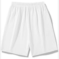 thumbnail image 4 of Men Solid Color Casual Fashion Loose Elastic Waist Pockets Exercise Shorts Pants, 4 of 4