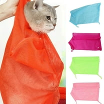 Pet Enjoy Cat Shower Net Bag,Cat Grooming Bathing Bag Adjustable Cat Washing Bag,Multifunctional Cat Restraint Bag Prevent Biting Scratching for Bathing Grooming