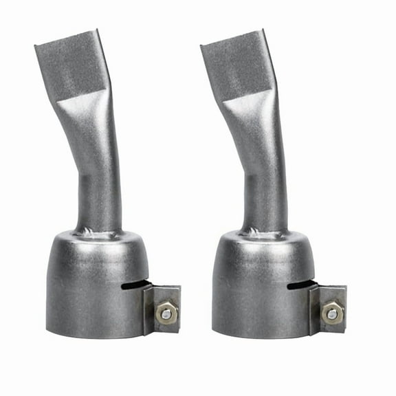 2Pcs 20mm Flat Welding Nozzle Tips for PVC Floor Weld Nozzle Stainless Steel Welde G21785