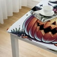 thumbnail image 4 of nygtbtfer Halloween Plastic Tablecloth Decorations, Halloween Disposable Table Cloth, Halloween Pumpkin Rectangle Table Cover for Kids Indoor Halloween Party Decorations, 4 of 7