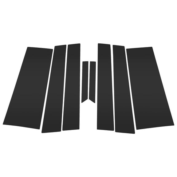 8 Pcs Front Rear Left Right Car Door Pillar Window Trim for Chrysler Pacifica 2017-2023 Anti Scratch Sticker Pillar Posts Cover Black