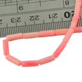 thumbnail image 3 of Tubo de La de Color Rosa Coral Separador de Piedras Preciosas Perlas Sueltas de La Joyería de DIY Que Hace 16 \ " Soledad Cuentas sueltas, 3 of 4