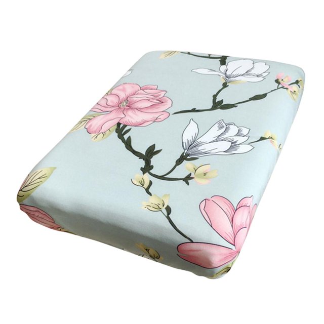 Funda para sillas de pintura de flores BLESIY Funda protectora extraíble y lavable