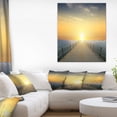 thumbnail image 1 of Ocean Sunset with Pier Seascape, 1 of 3