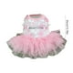 thumbnail image 3 of Vestido para mascotas para perros pequeños y medianos gatos – falda de moda, diseño de moño, poliéster transpirable todo tipo para todas las estaciones, rosa púrpura, S/M/L, Ropa de moda para, 3 of 6