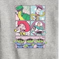 thumbnail image 3 of Toy Story 4 - Sunny Side Up Grid - Toddler & Youth Crewneck Fleece Sweatshirt, 3 of 5