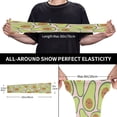 thumbnail image 4 of Fotbe Cute Avocado UV Sun Protection Arm Sleeves - Tattoo Cover Up - Basketball Arm Sleeve UPF 50 Cooling for Men Women, 4 of 8