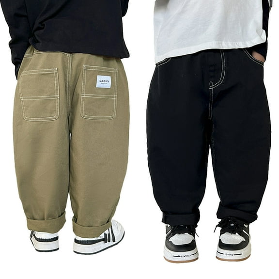 Esaierr Kids Toddler Boys Long Pants Jogger Pants for Boys Girls Cotton Pants Winter Sweatpants for 1-8Y